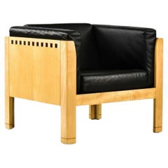 2001 Postmodern Club Chair in Leather by Brian Kane for Metropolitan Furniture