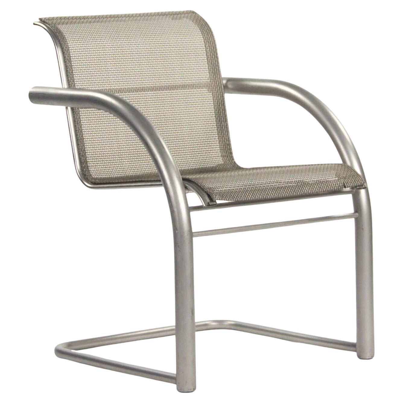2001 Prototype Richard Schultz 2002 Collection Mesh Cantilever Dining Chair For Sale