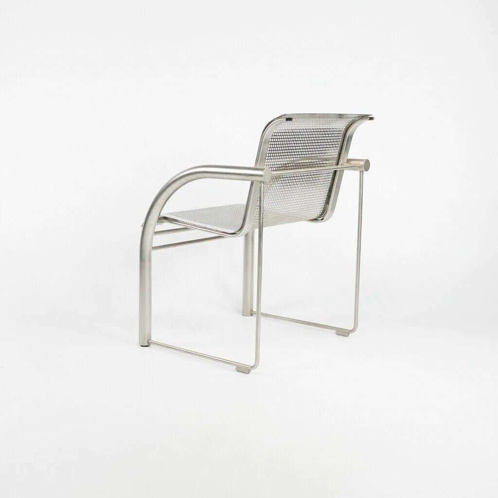 2001 Prototype Richard Schultz 2002 Collection Stainless Steel Mesh Dining Chair For Sale 6