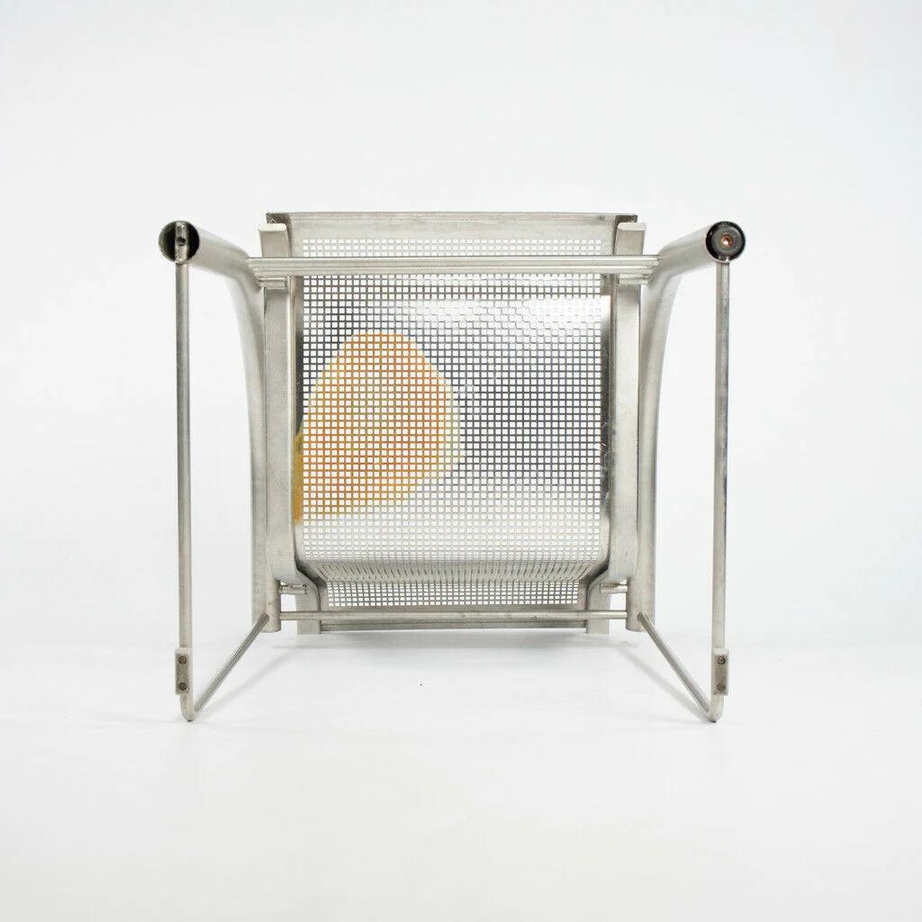 2001 Prototype Richard Schultz 2002 Collection Stainless Steel Mesh Dining Chair For Sale 1