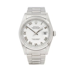 2001 Rolex Datejust Stainless Steel 16200 Wristwatch