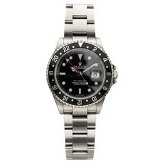 2001 Rolex GMT-Master II 16710 Steel Auto Black Bezel 40mm