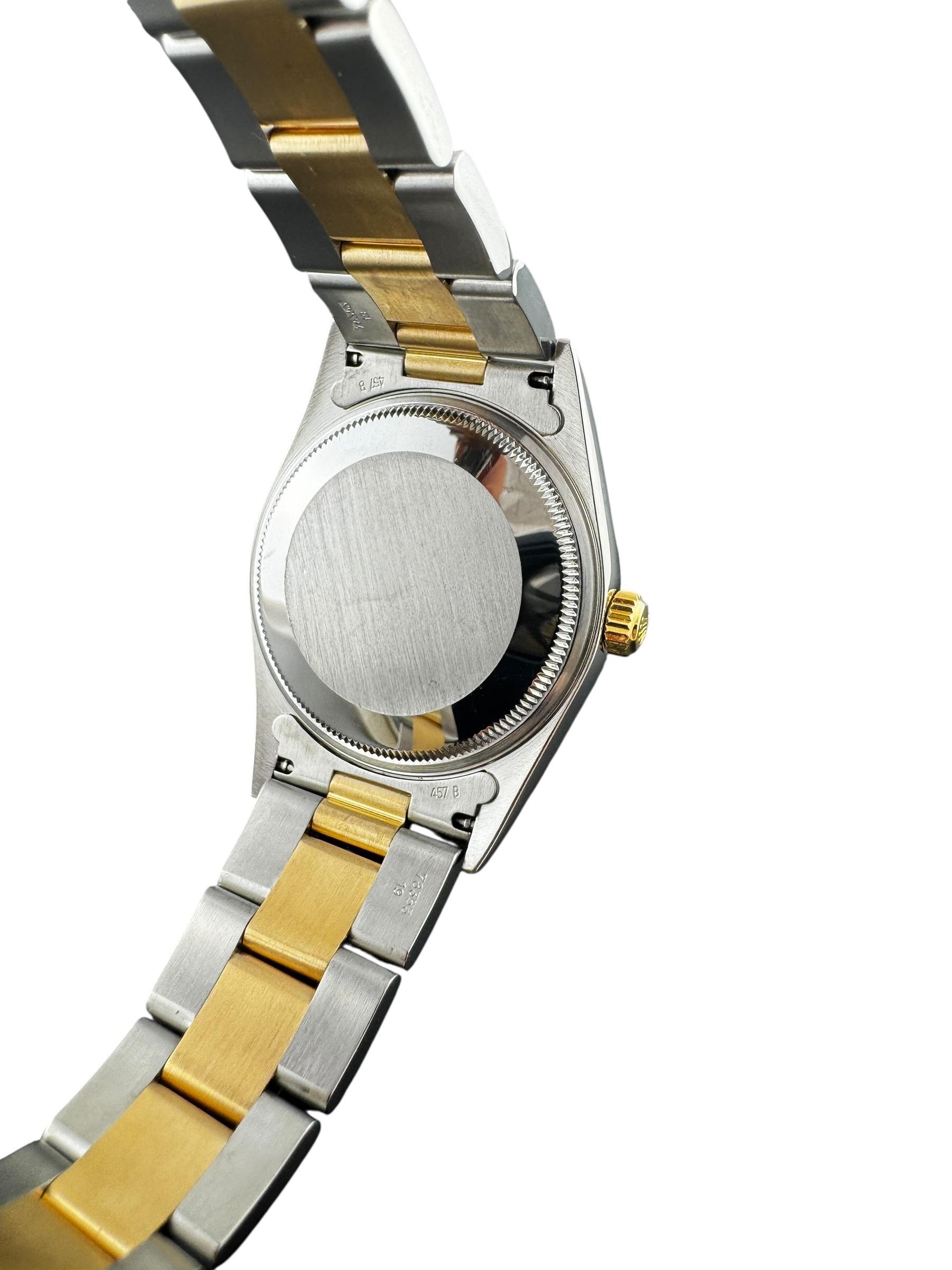 2001 Reloj Rolex Oyster Perpetual de caballero bicolor 14233M Esfera champán #22567 en venta 2