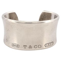 2001 Tiffany & Co .925 Sterling Silver Wide Cuff Bracelet