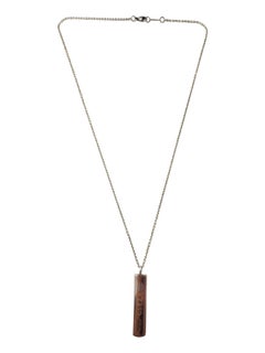 2001 Tiffany & Co Sterling Silver 1837 Bar Pendant Necklace #18944