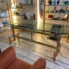 2001 Unique Brass, Steel and Copper Modernist Italian Shop Counter