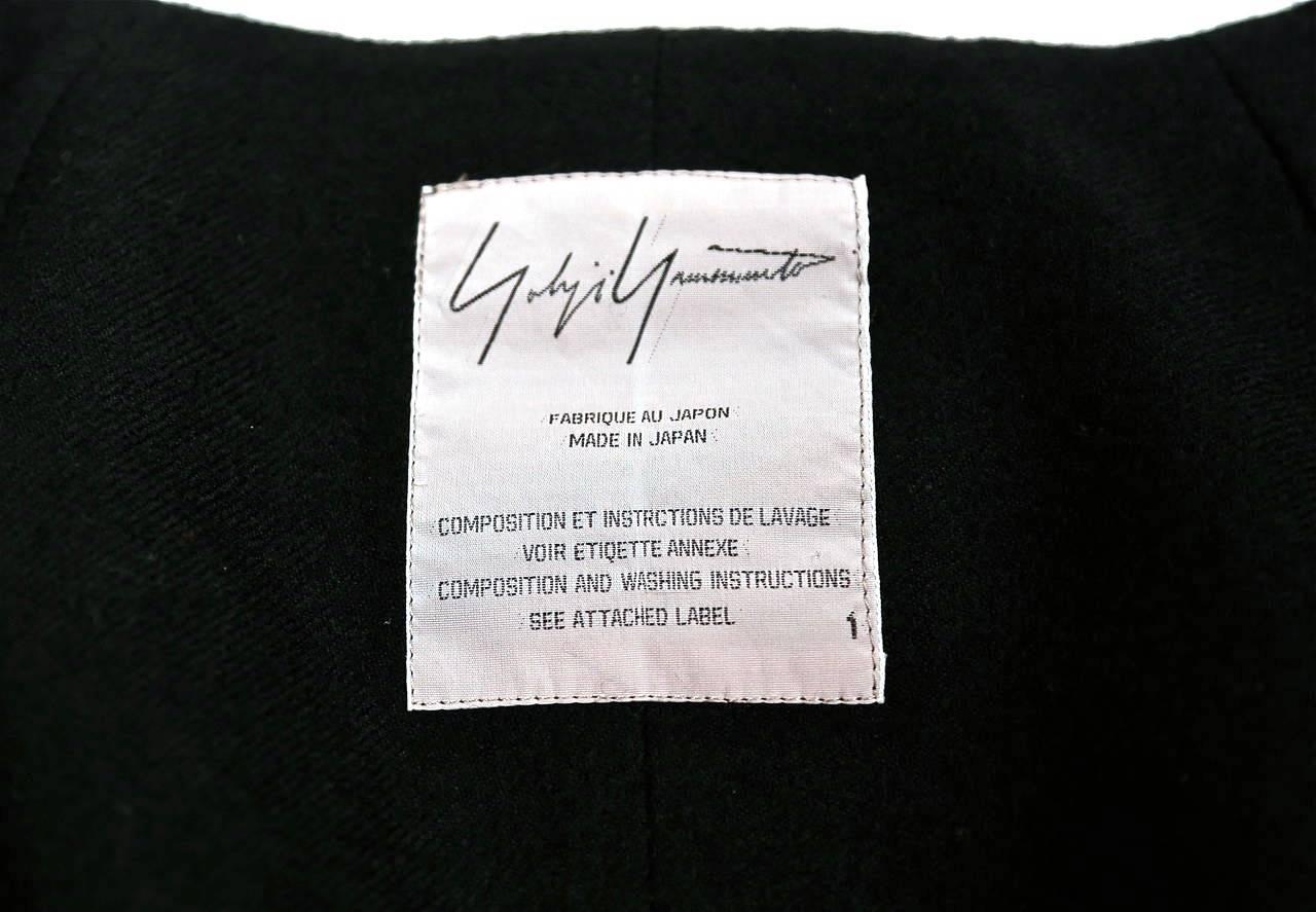 2001 YOHJI YAMAMOTO asymmetrical silk RUNWAY jacket and skirt   For Sale 1