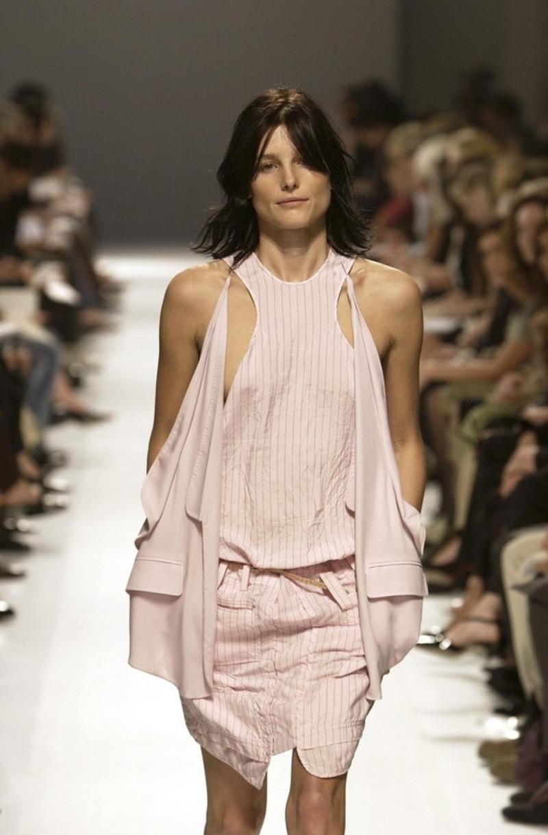 2002 Balenciaga LE DIX di Nicolas Ghesquiere gonna rosa oversize RUNWAY in vendita 6