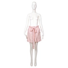 2002 BALENCIAGA LE DIX by Nicolas Ghesquiere pink oversized RUNWAY skirt