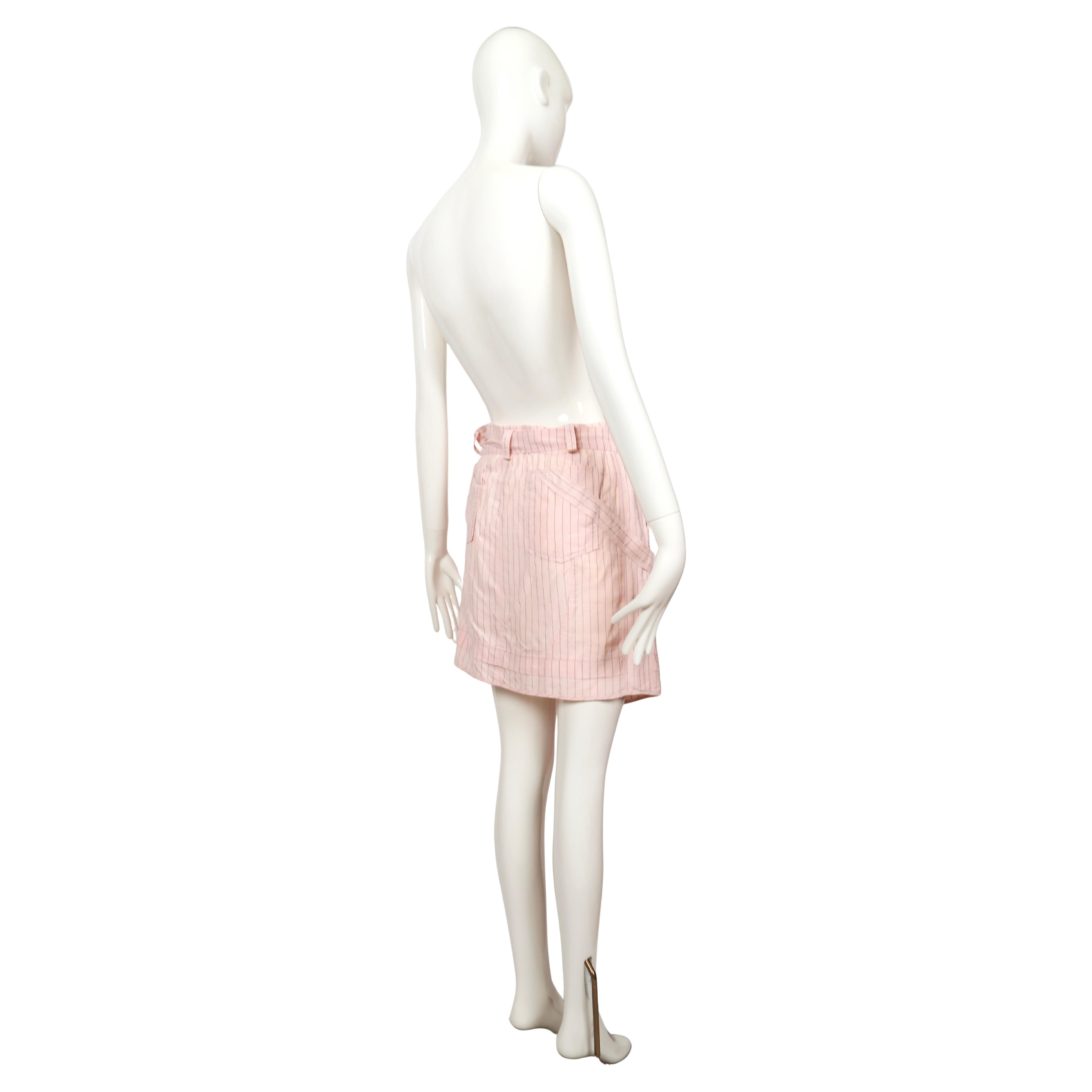 2002 Balenciaga LE DIX di Nicolas Ghesquiere gonna rosa oversize RUNWAY in vendita 2