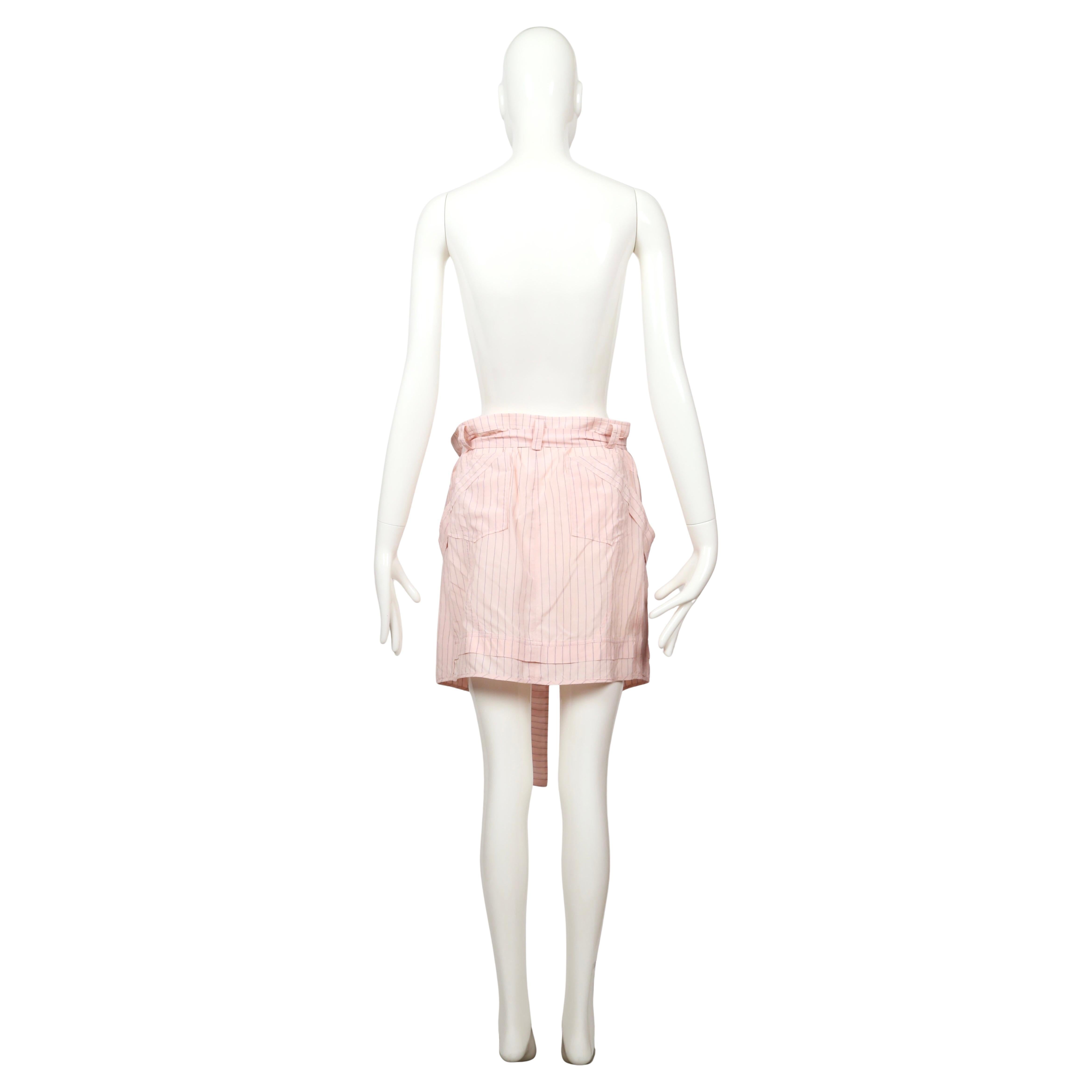 2002 Balenciaga LE DIX di Nicolas Ghesquiere gonna rosa oversize RUNWAY in vendita 4