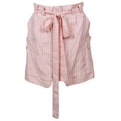 2002 BALENCIAGA LE DIX by Nicolas Ghesquiere pink oversized RUNWAY skirt