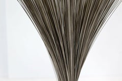 2002 Bertoia Style Spray Table Chrome Kinetic Sculpture by Dave Grossman