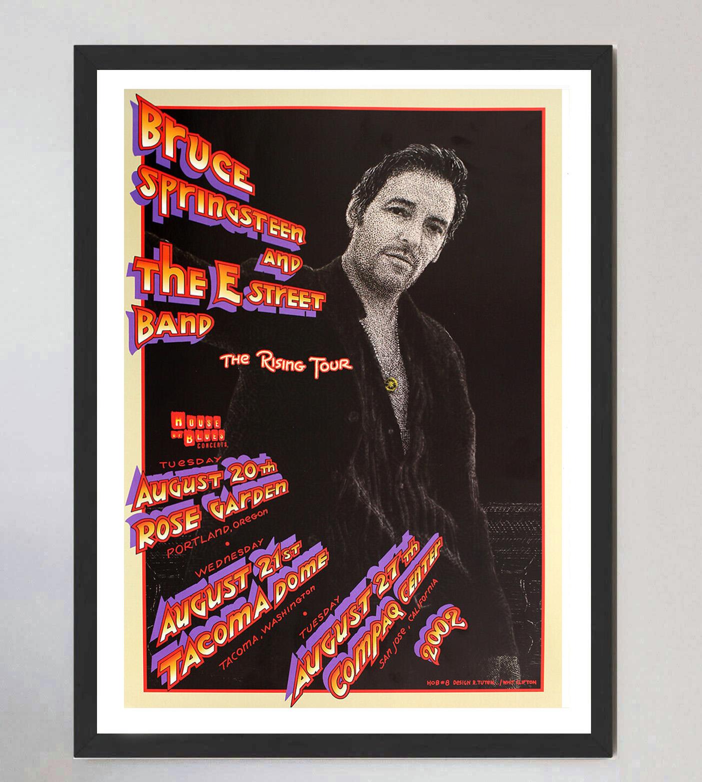 2002 Bruce Springsteen & the E Street Band - The Rising Tour Poster originale In condizioni buone in vendita a Winchester, GB