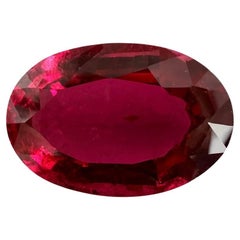 20.02 Carat Natural Rubellite Tourmaline, Oval Cut loose gemstone