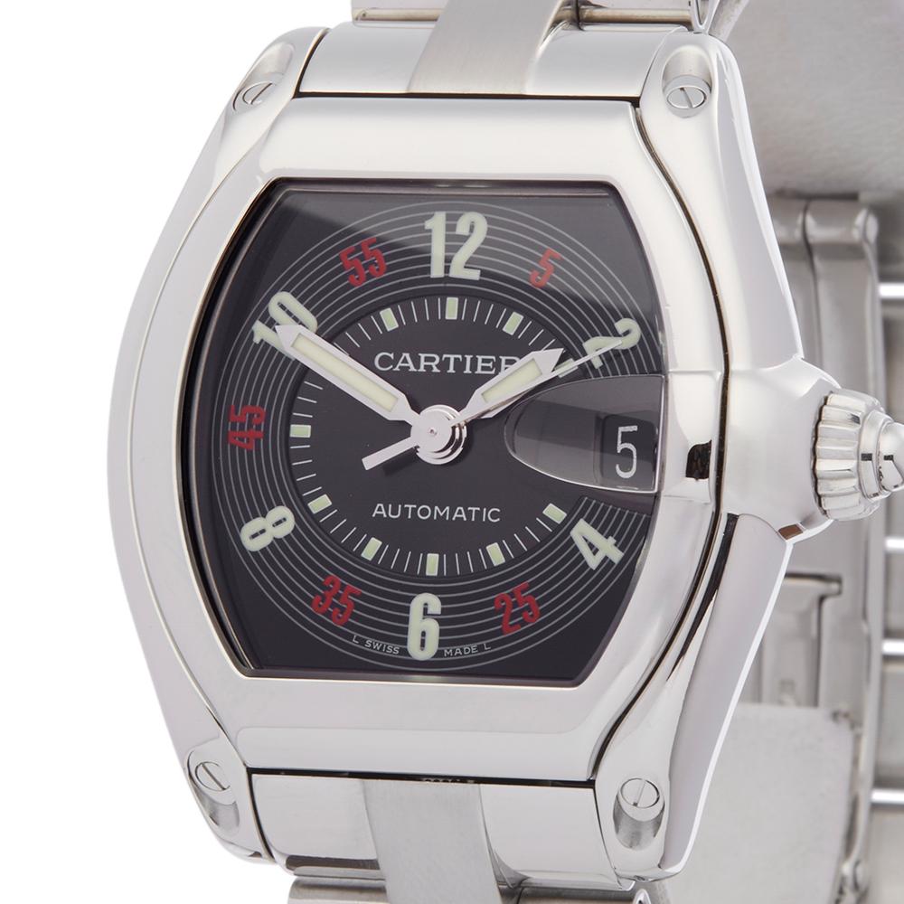2002 Cartier Roadster Stainless Steel W62001V3 Wristwatch 2