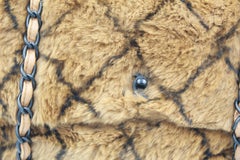 2002 Chanel Bown Rabbit Fur Bag