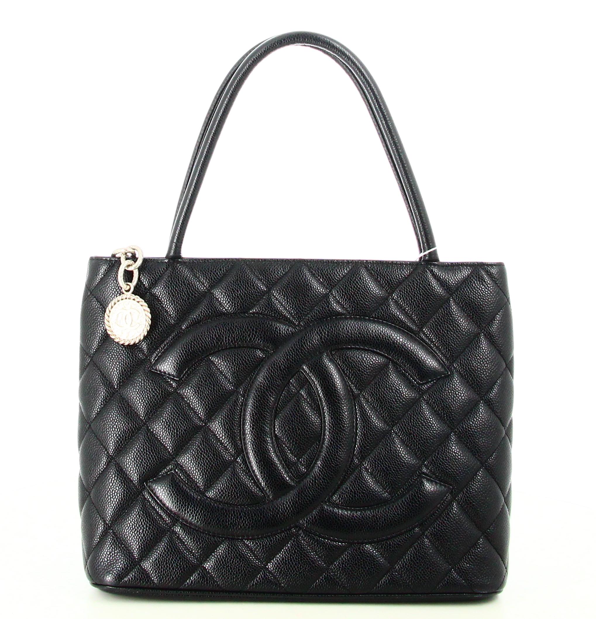 Sac à Main Tote Medallion En Cuir Rouge - Grand Modèle, Occasion En Excellent état