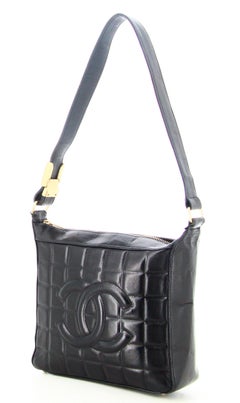 2002 Chanel CC Choco Bar Shoulder Bag
