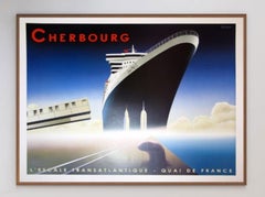 2002 Cherbourg - Queen Mary II - Razzia Original Vintage Poster