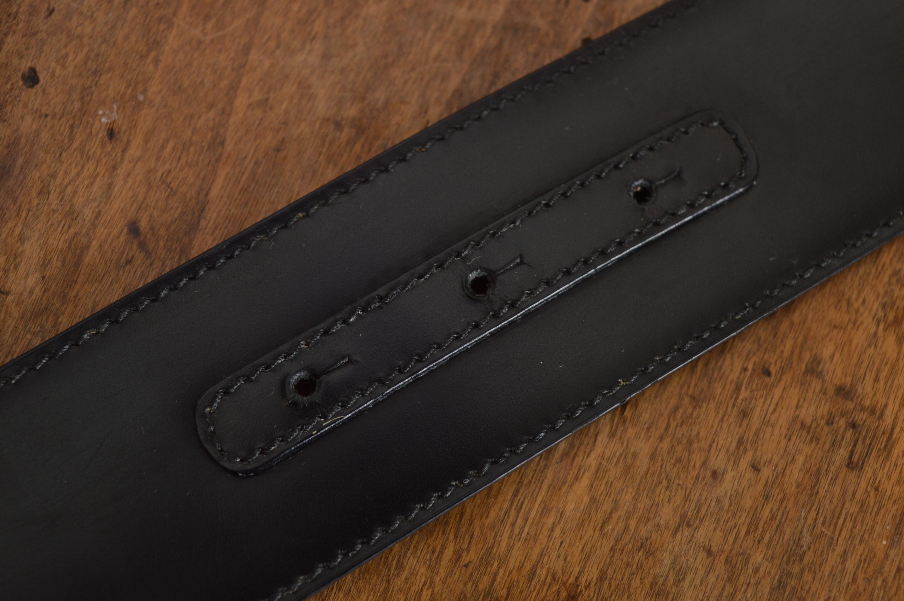 2002 Christian Galliano for Christian Dior 'Admit It' Cintura a corsetto in pelle nera in vendita 10