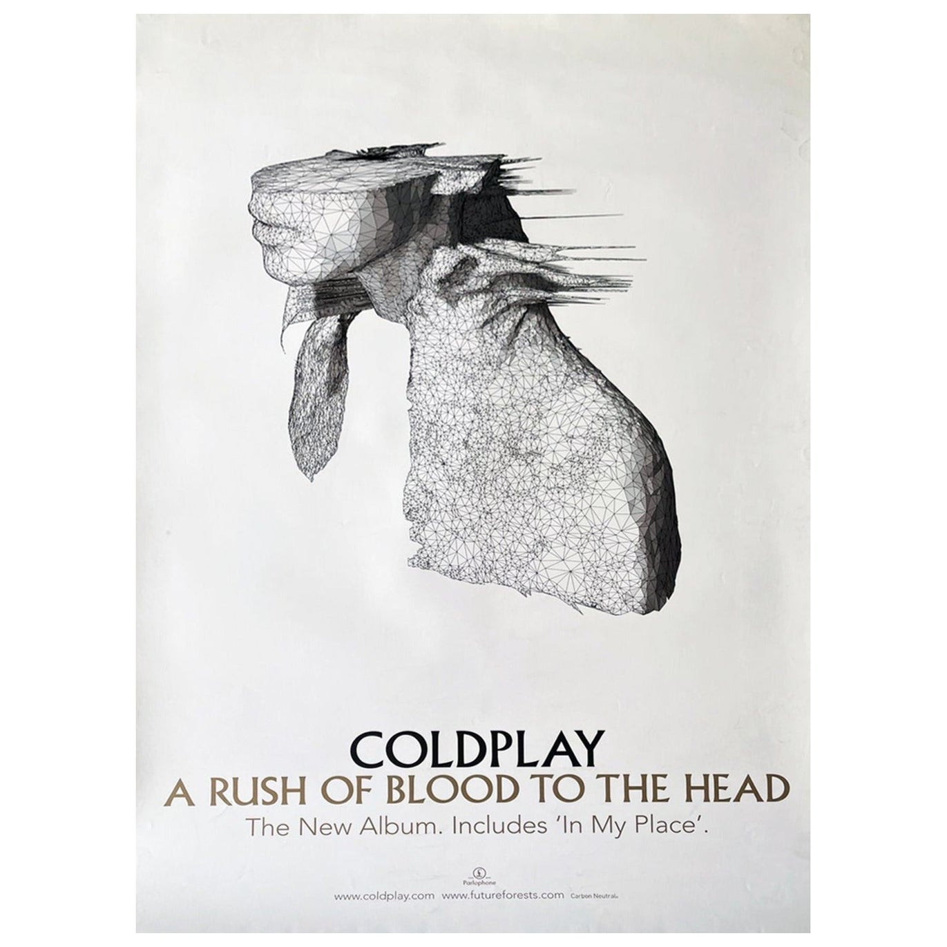 2002 Coldplay - A Rush of Blood to the Head Original Vintage Poster