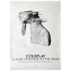 2002 Coldplay - A Rush of Blood to the Head Original Vintage Poster