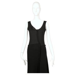 2002 Abito in lana nera COMME DES GARCONS