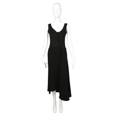 2002 COMME DES GARCONS - Robe en laine noire