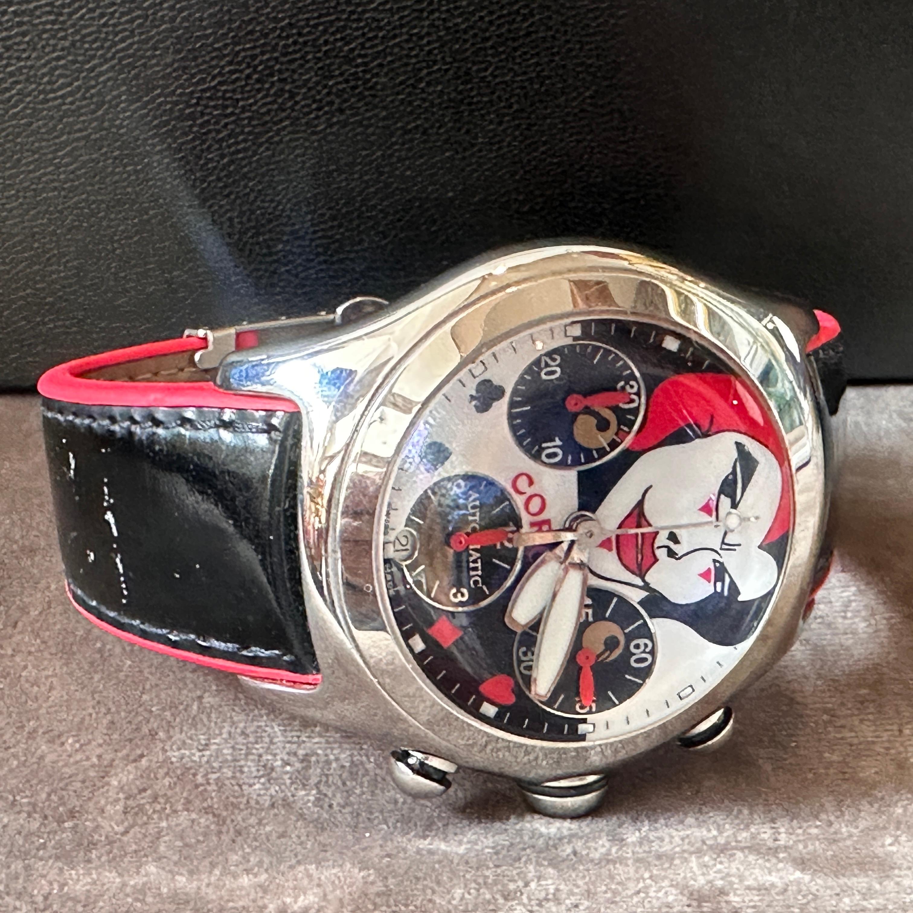 2002 Full Set Joker limited Edition Bubble Chronograph ref. 28524020 by Corum For Sale 3