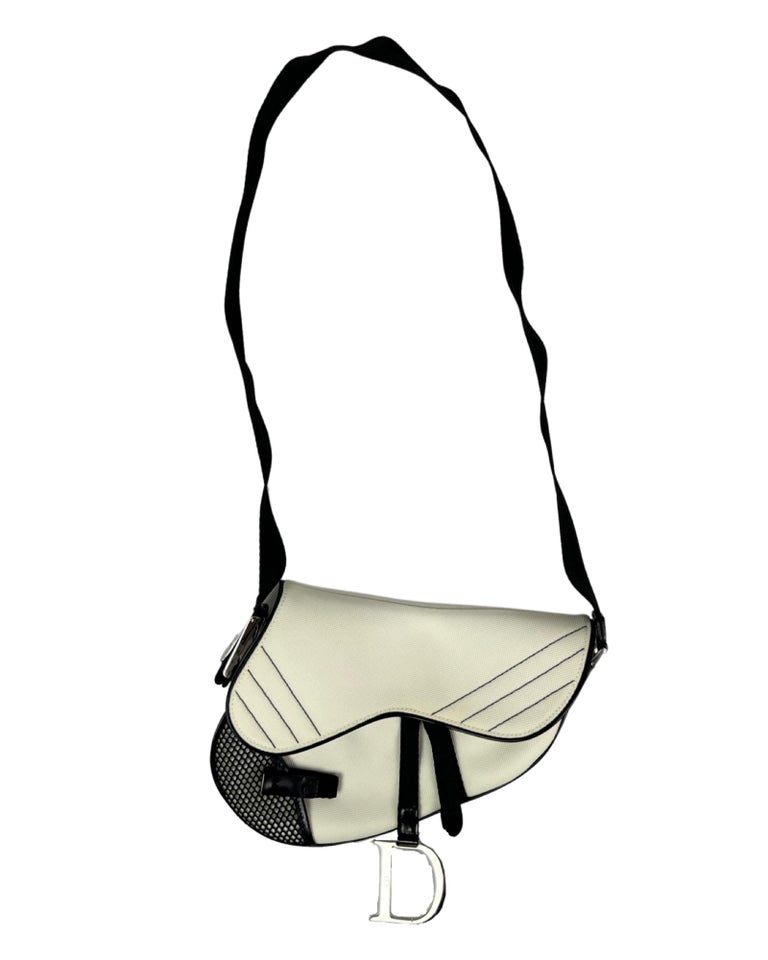 2002 Dior by John Galliano Sports Style Multi-style Saddle Bag In Excellent Condition For Sale In Prague, CZ