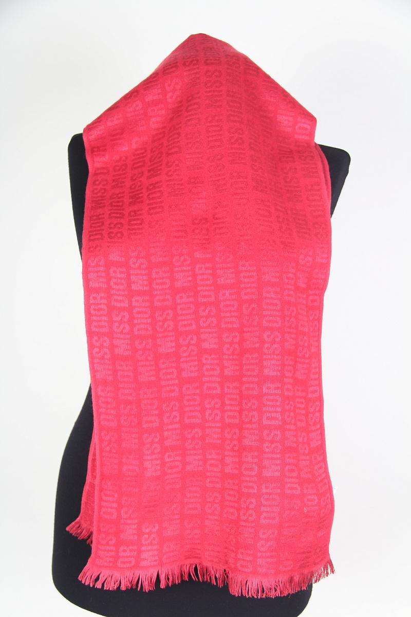 Bufanda de cachemira Dior Galliano 2002 Rojo en venta