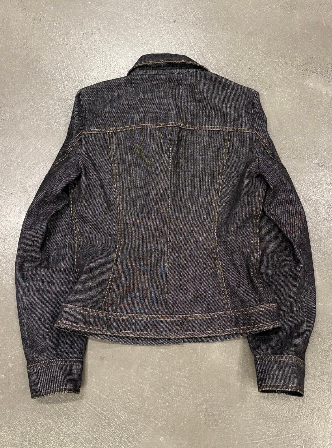 Nero 2002 Dolce & Gabbana: giacca in denim con farfalla in vendita