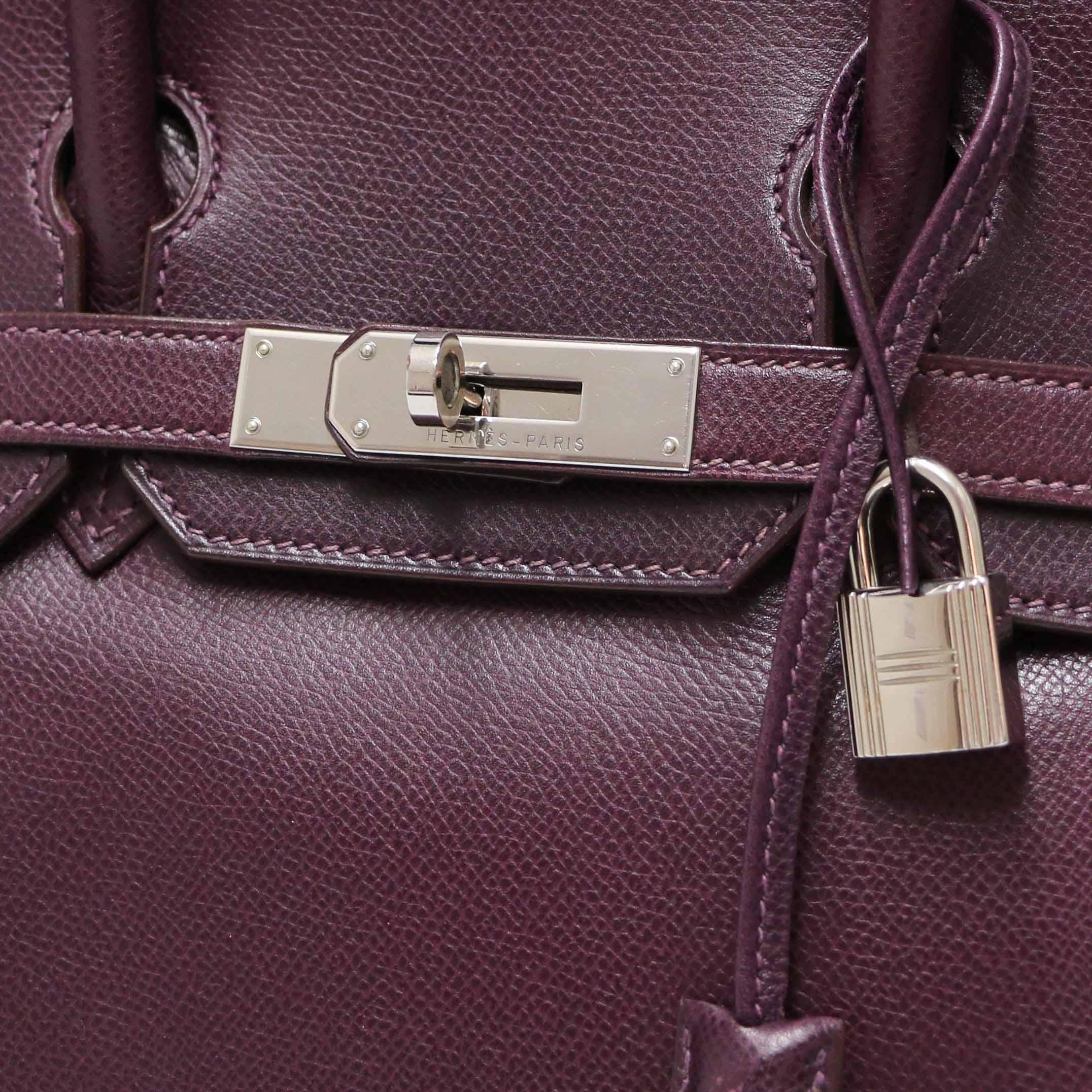 2002 Hermès Birkin 30 uva in vendita 6