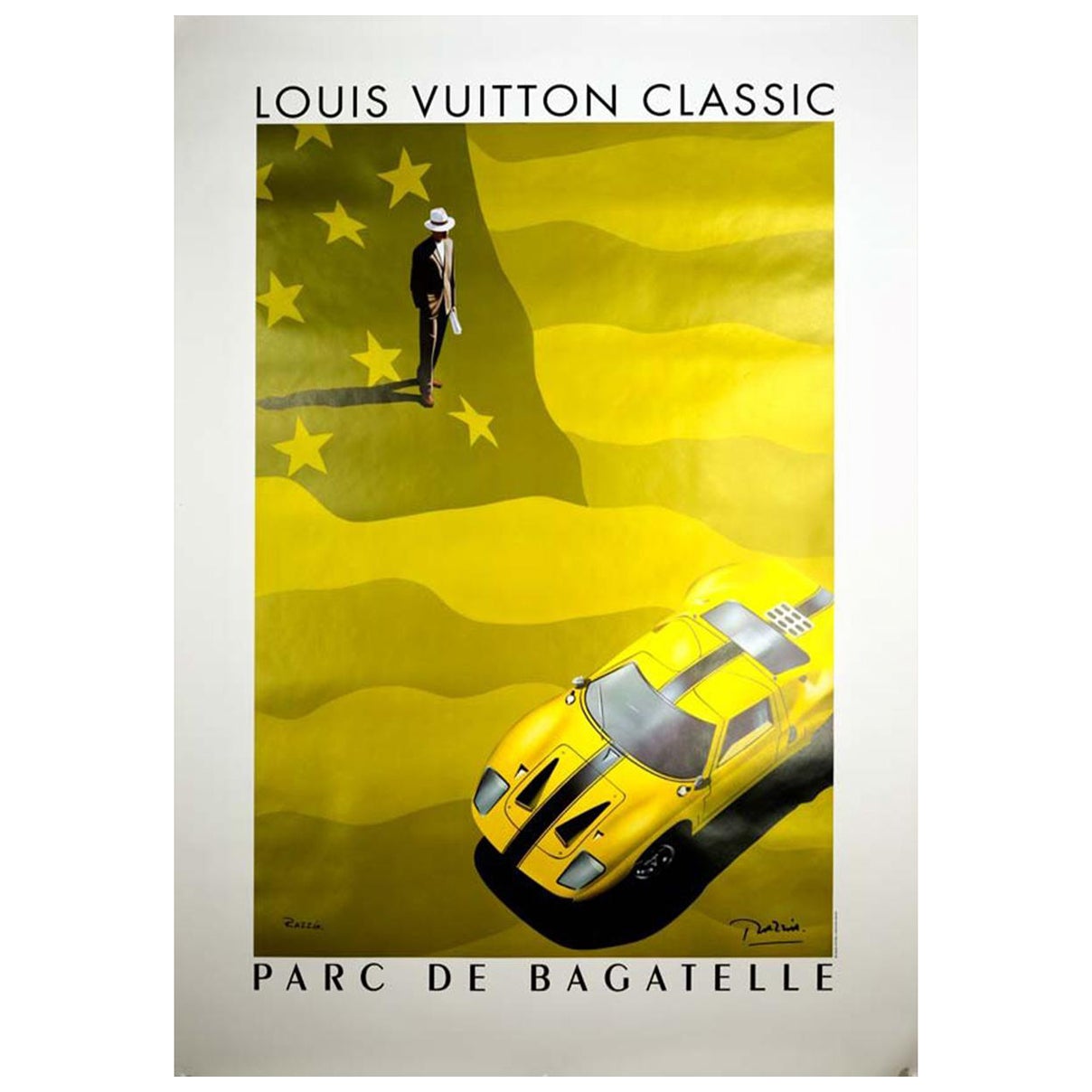 2002 Louis Vuitton Bagatelle - Razzia Poster originale d
epoca in vendita