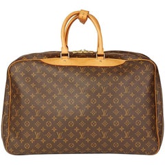 2002 Louis Vuitton Brown Monogram Coated Canvas 3 Compartment Alize 55