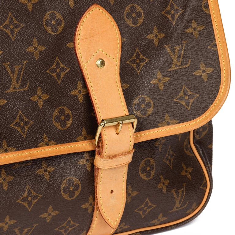 2002 Louis Vuitton Brown Monogram Coated Canvas & Vachetta Leather Hunting  2