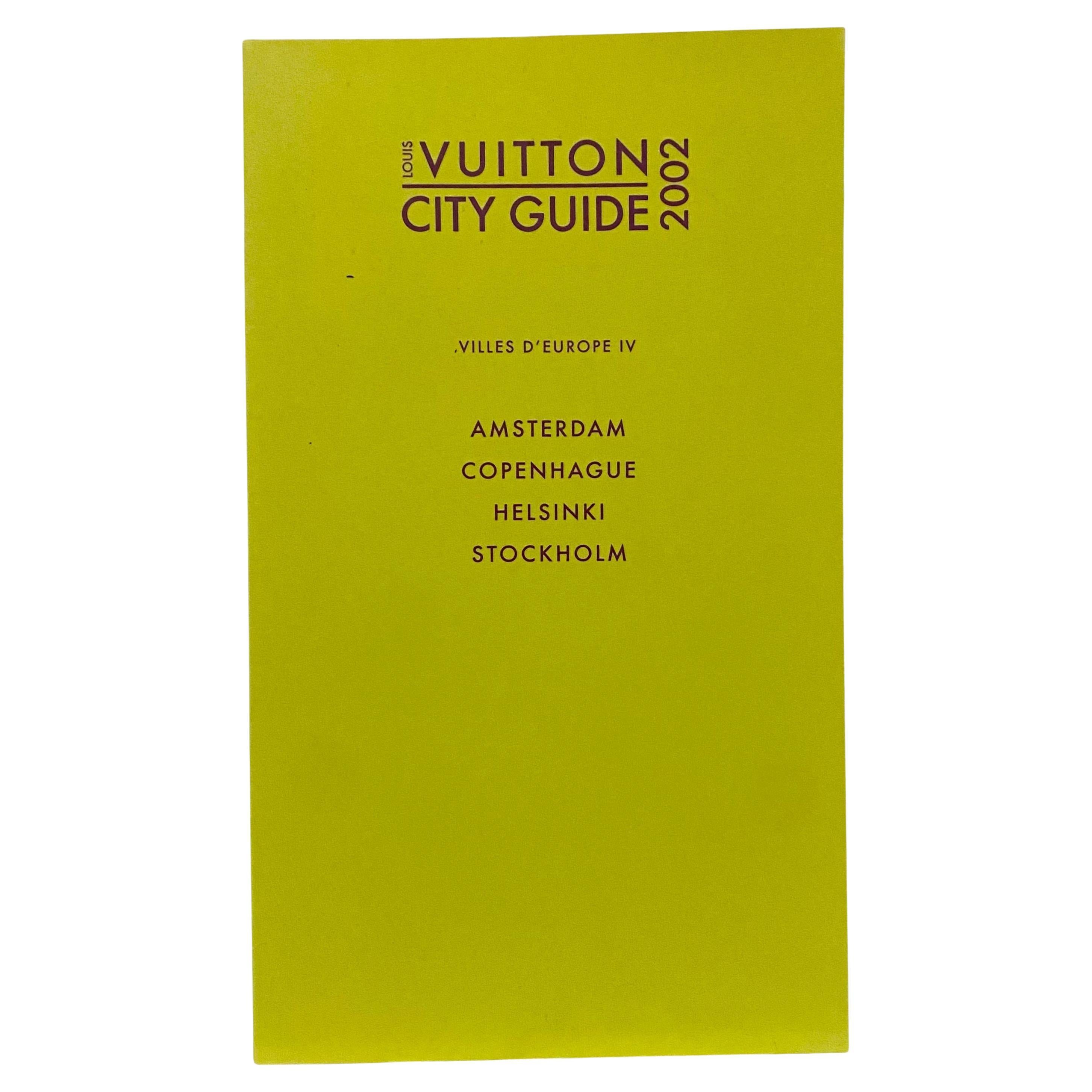 2002 Louis Vuitton City Guide Edizione Francese Amsterdam Stoccolma Copenaghen