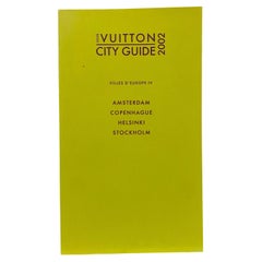 2002 Louis Vuitton City Guide French Edition Amsterdam Stockholm Copenhagen
