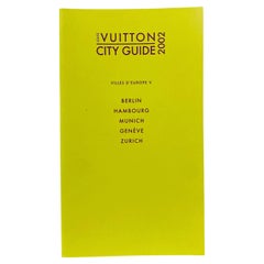 2002 Louis Vuitton City Guide French Edition Berlin Hamburg Munich Geneva Zurich