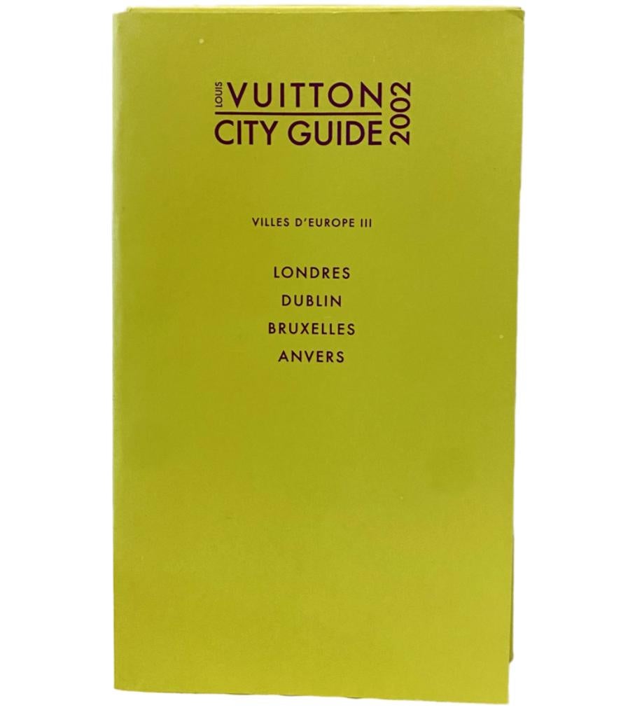 2002 Louis Vuitton Stadtführer Französisch Ausgabe London Dublin Brüssel Antwerpen im Angebot 1