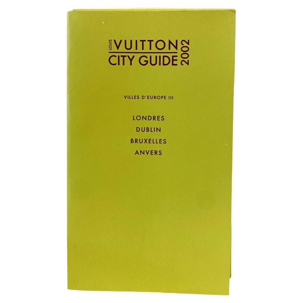 2002 Louis Vuitton City Guide Edizione Francese Londra Dublino Bruxelles Anversa