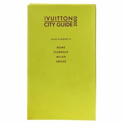 2002 Louis Vuitton City Guide Edizione Francese Roma Firenze Milano Venezia