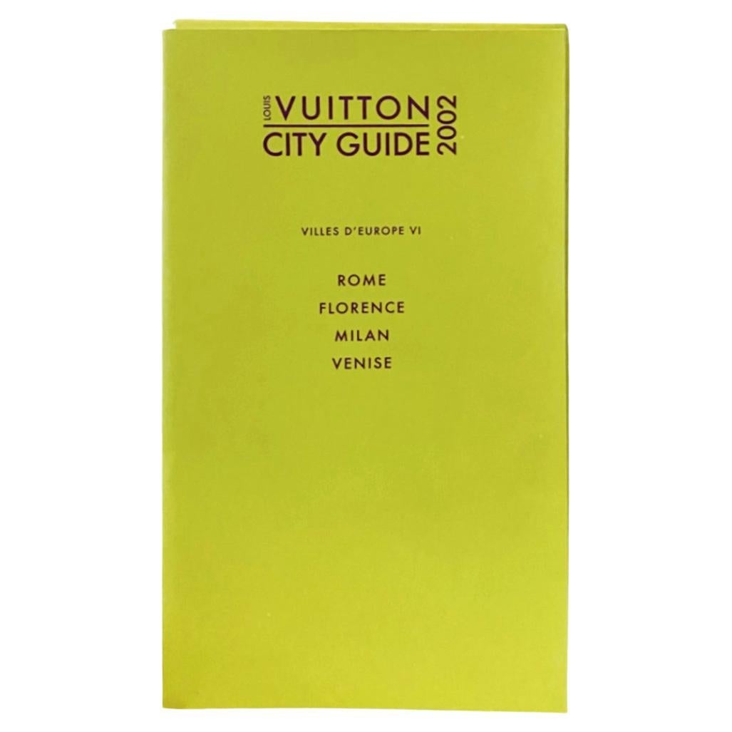 2002 Louis Vuitton City Guide Edizione Francese Roma Firenze Milano Venezia