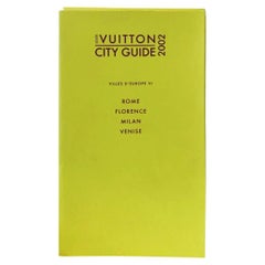 2002 Louis Vuitton City Guide French Edition Rome Florence Milan Venice