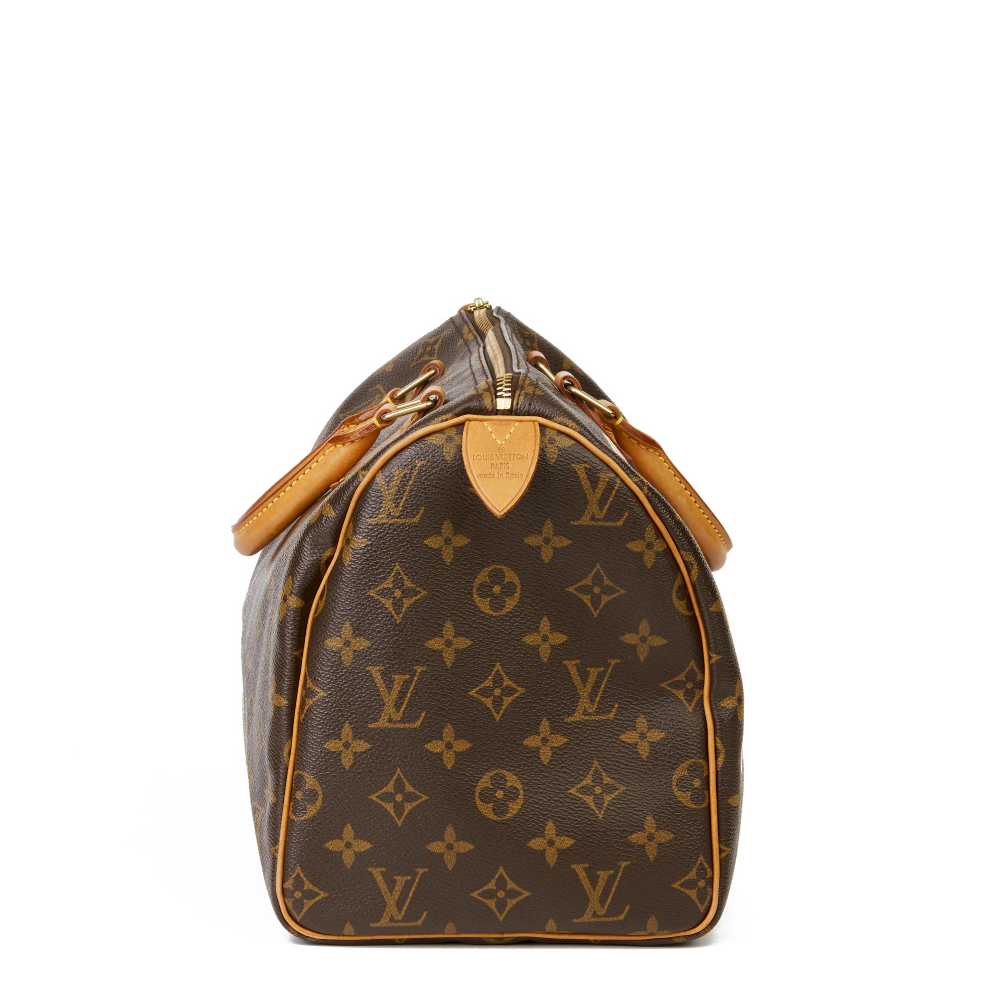 LOUIS VUITTON
X Year Zero London Hand-painted  ‘Love is Love’ Brown Monogram Coated Canvas Speedy 30

Serial Number: LB1022
Age (Circa): 2002
Authenticity Details: Date Stamp (Made in Spain)
Gender: Ladies
Type: Tote 

Colour: Brown 
Hardware: