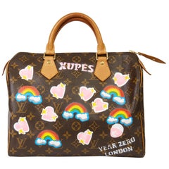 2002 Louis Vuitton Hand-painted  Love is Love Monogram Coated Canvas Speedy 30