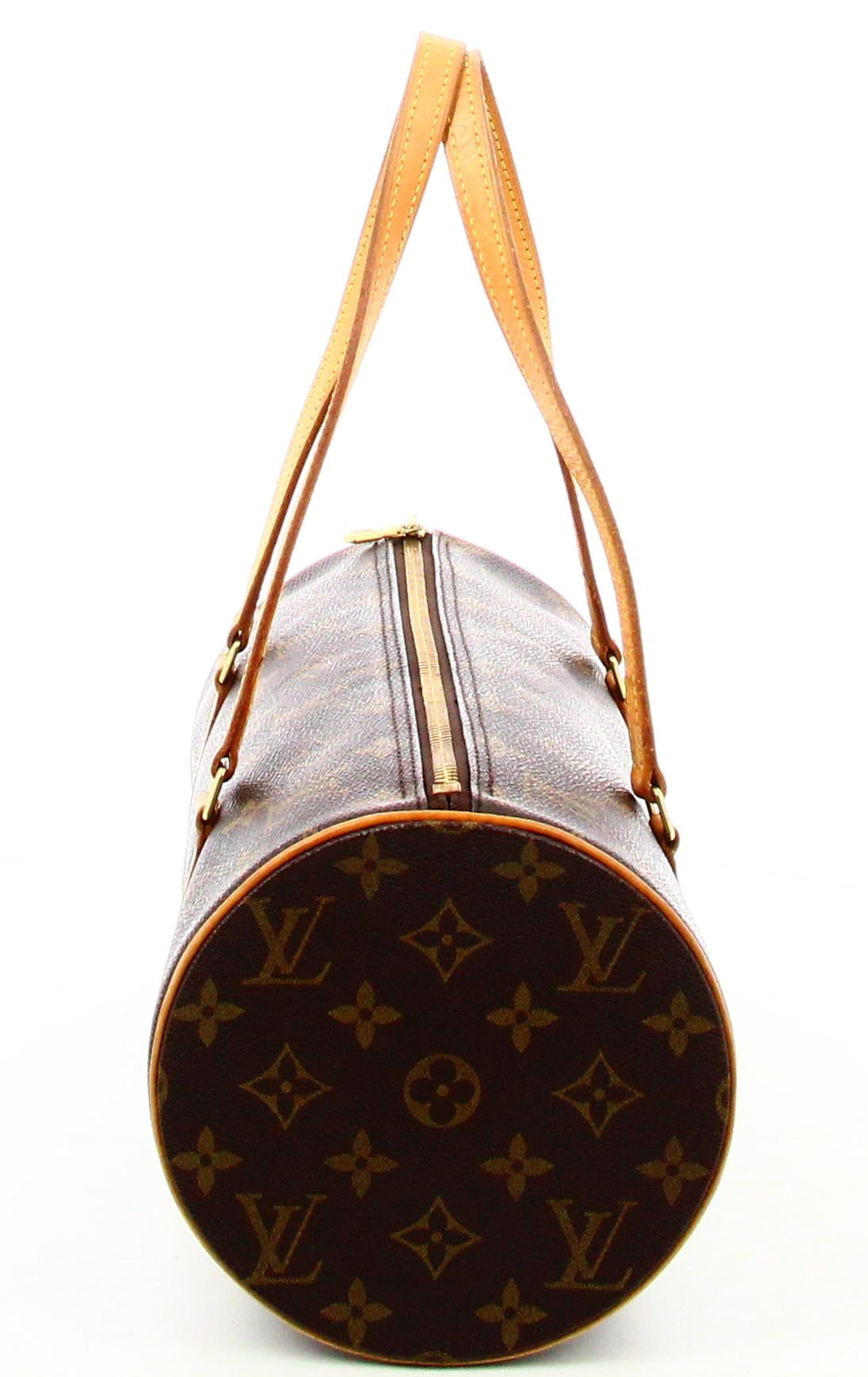 2002 Louis Vuitton Papillon Monogram Canvas Bag In Good Condition For Sale In PARIS, FR