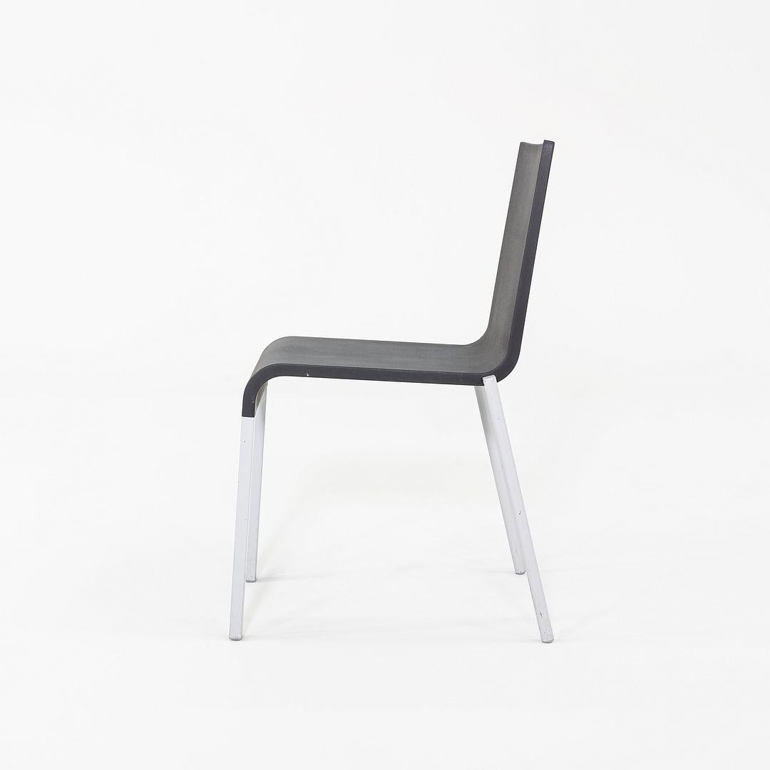 2002 Maarten van Severen für Vitra .03 Stapelbare Esszimmerstühle in Schwarz (Italienisch)