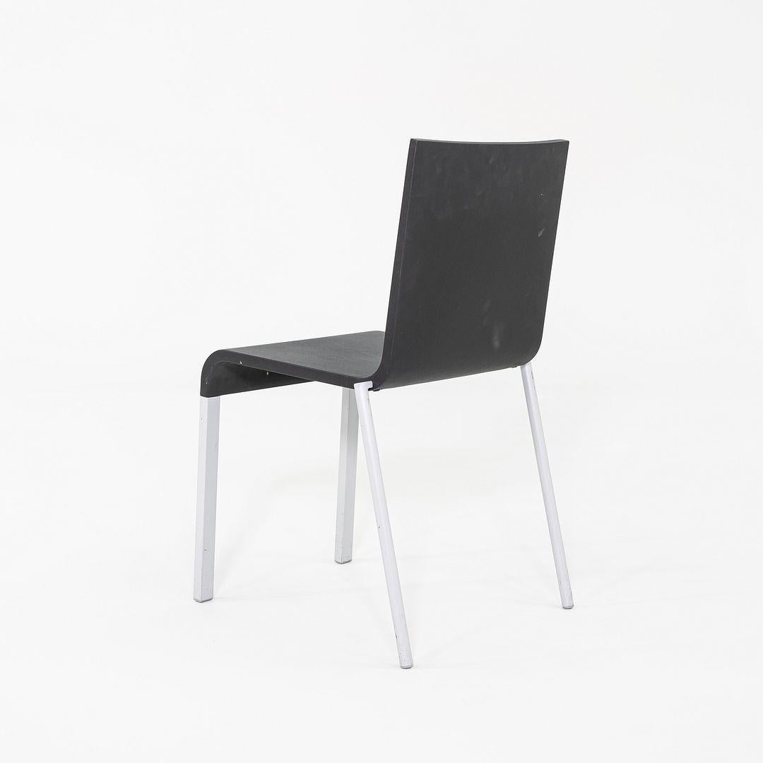 2002 Maarten van Severen für Vitra .03 Stapelbare Esszimmerstühle in Schwarz im Zustand „Hervorragend“ in Philadelphia, PA